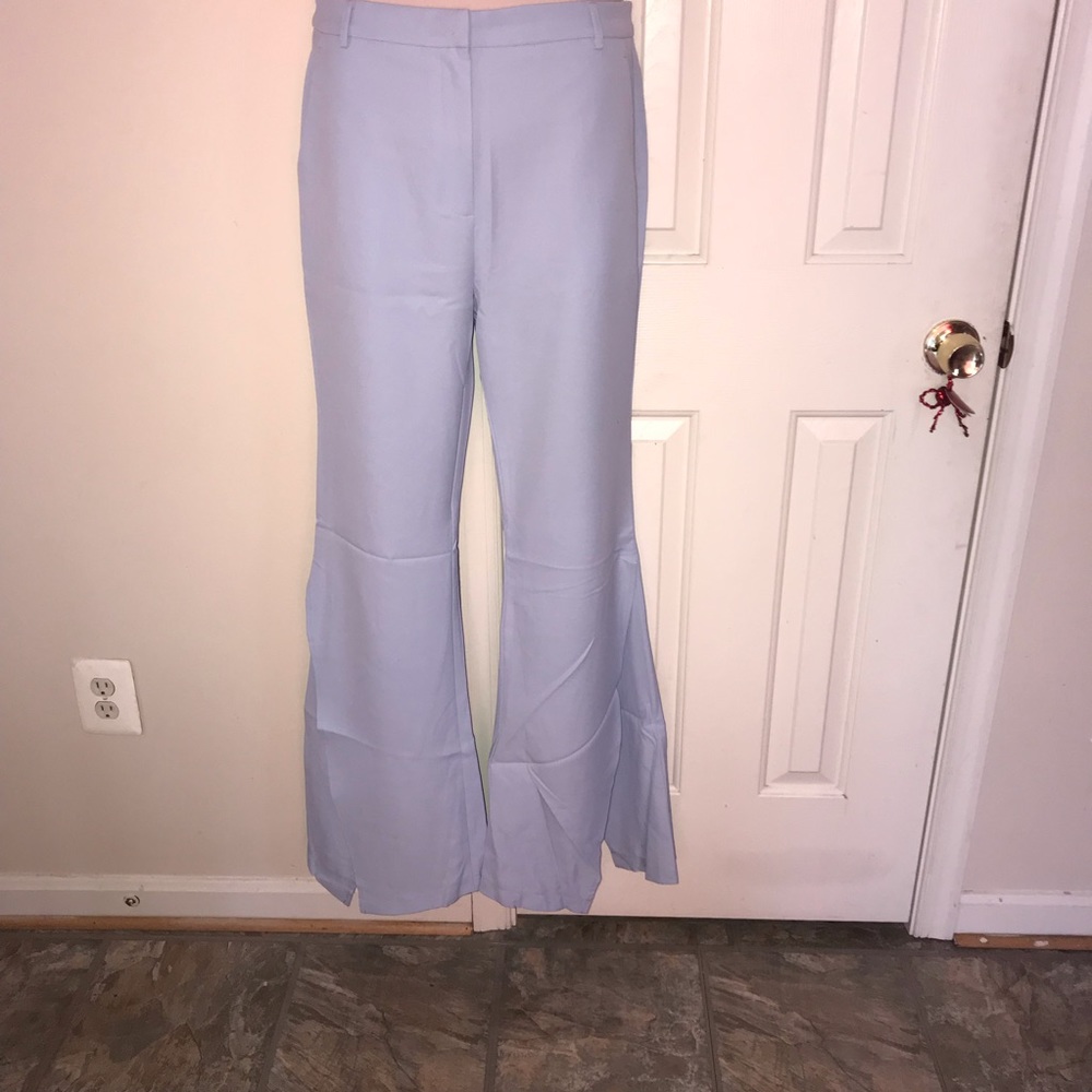 Essie | High Waist Flared Side Slit Pants - Picture 3 of 7
